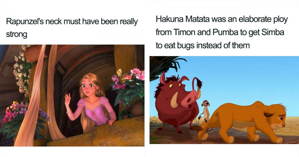Disney Shower Thoughts That Are So Deep That It Will Make Your Brain Stop - grandgoldman.com
