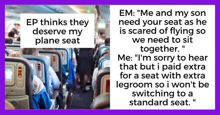 Mother Gets Furious After Man Who Paid Extra For His Seat Refuses To Swap Seats With Her