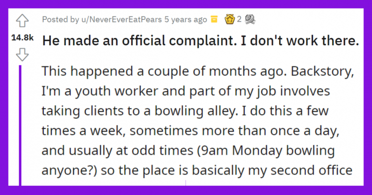 Guy Mistakes The Client As An Employee And Demands Her To Serve Him, Files An Official Complaint - grandgoldman.com