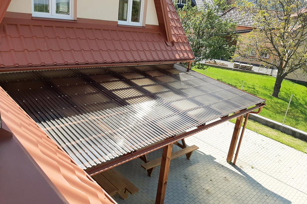 Protection and Light with ELYSOL Compact Polycarbonate Sheets