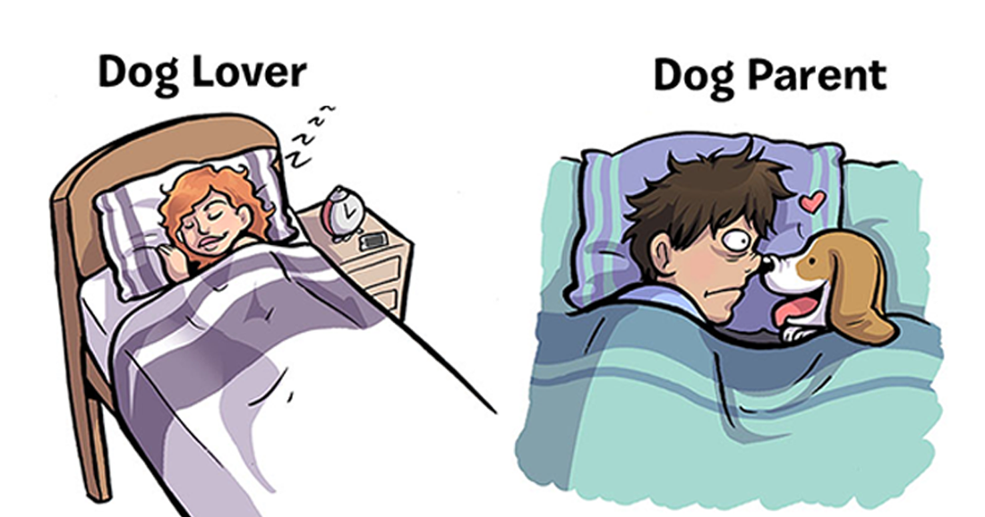 Illustrations That Will Show You How Being A Dog Lover Is Different From Being A Dog Parent