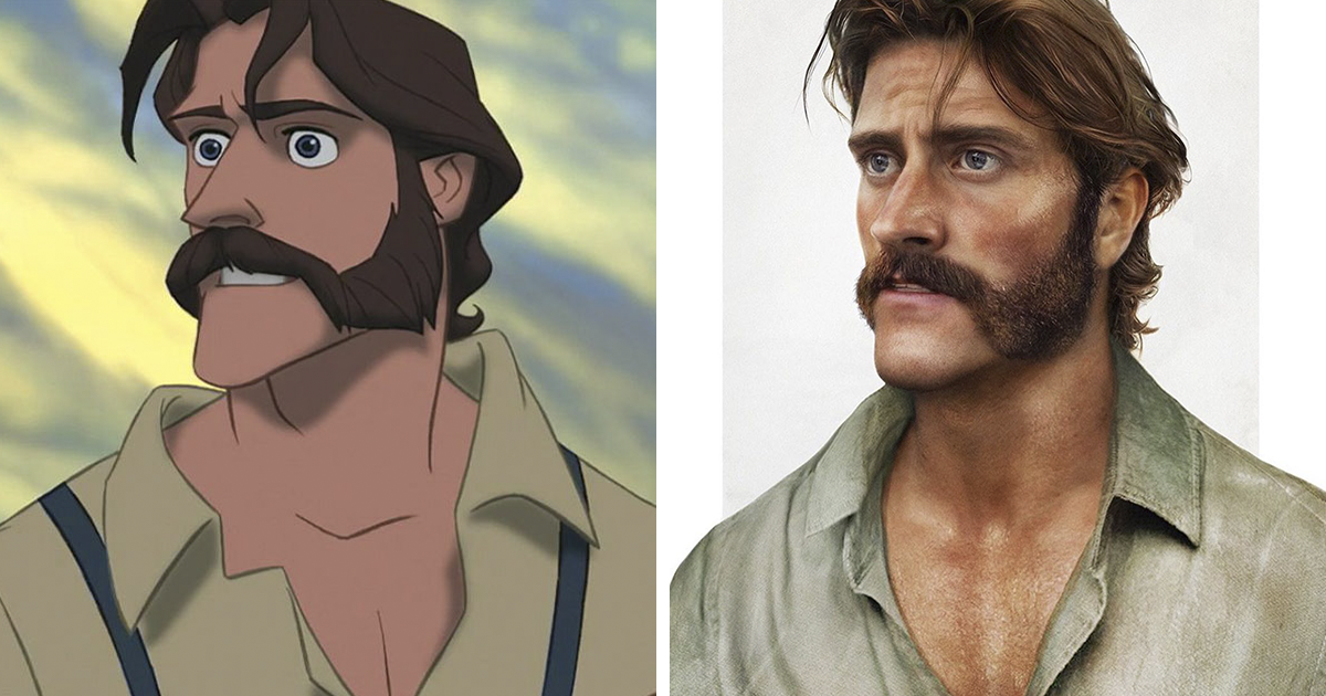 Artist Shows How Disney Dads Would Look Like If They Were Real
