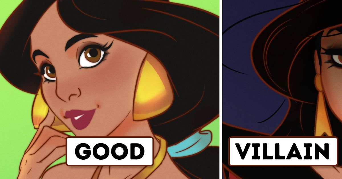 14 Gorgeous Disney Princesses Reimagined As Vicious Disney Villains