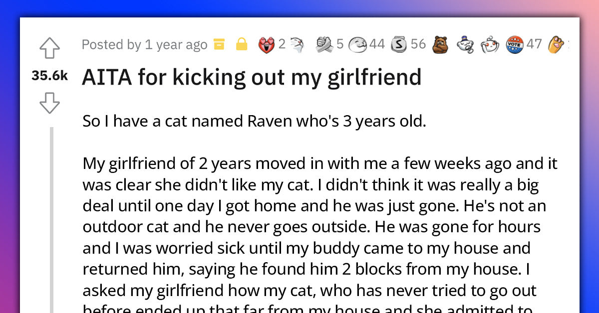 Boyfriend Kicks Out Girlfriend Out House After She Kicks His Cat Out - grandgoldman.com