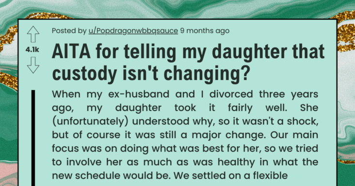Mother Promised Daughter That She Won’t Remarry But Then She Did, Asks If She’s Wrong