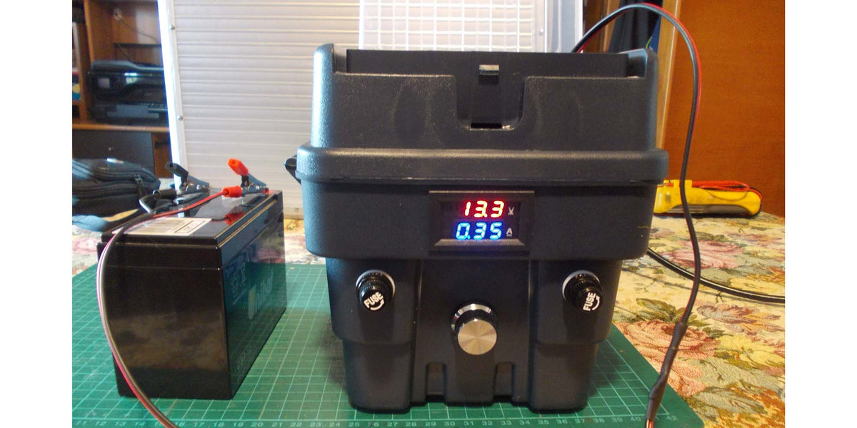 DIY Car Battery Charger in a Tool Case
