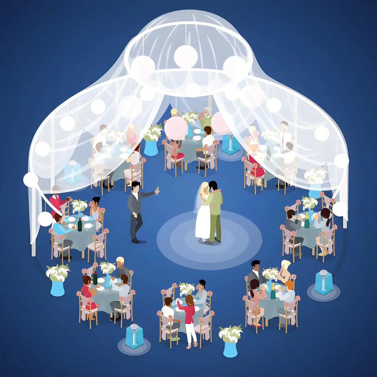 How to Plan a Large Wedding for 100 Guests: The System That Works
