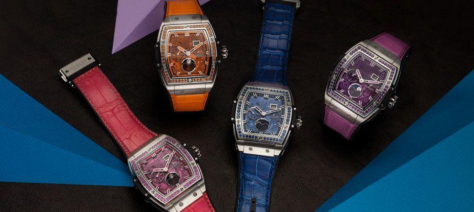 Hublot Spirit Of Big Bang Moonphase, a multicolored version of moonlight - grandgoldman.com