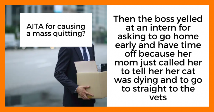 Employee Asks If They Are Wrong For Causing A Mass Quitting In Their Company
