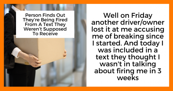 Employee Finds Out They’re Being Fired From A Text They Weren’t Supposed To Receive
