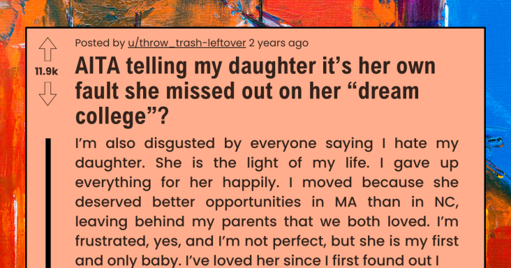 Mother Tells Her Daughter That It’s Her Fault That She Missed On Her Dream College - grandgoldman.com