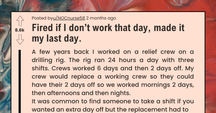 Boss Expects Employee To Work On His Day Off, Employee Quit And Found A New Job, Boss Didn’t Hire Any Replacement - grandgoldman.com