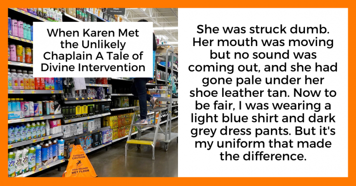 Chaplain Brutally Puts A Rude Woman Into Her Place Who Wanted Him To Help Find Art Supplies - grandgoldman.com
