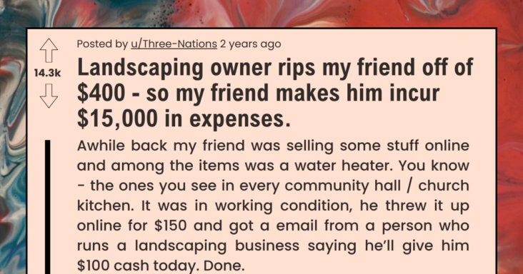 Small Business Owner Scams Customer With $400, Ends Up Losing $15k