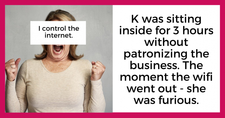 Entitled Customer Causes A Scene, Café Manager Blocks Her Wi-Fi Access