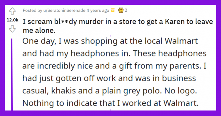 Crazy Woman Mistakes A Customer For An Employee And Berates Him For Wearing Headphones - grandgoldman.com