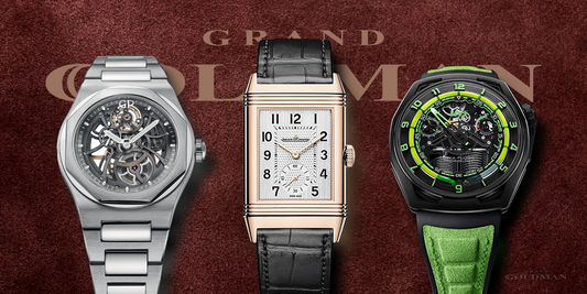 The Best Luxury Watches for Men - Jaeger LeCoultre Reverso, HYT Hastroid and Girard-Perregaux Laureato watches
