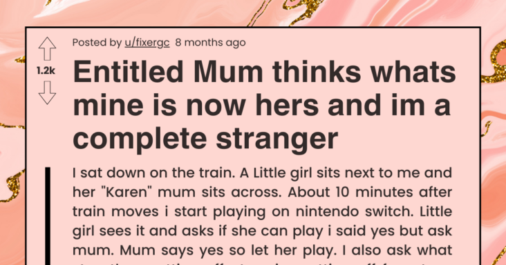 Redditor Shuts Down Entitled Mom Who Wanted Him To Give His Nintendo To Her Daughter