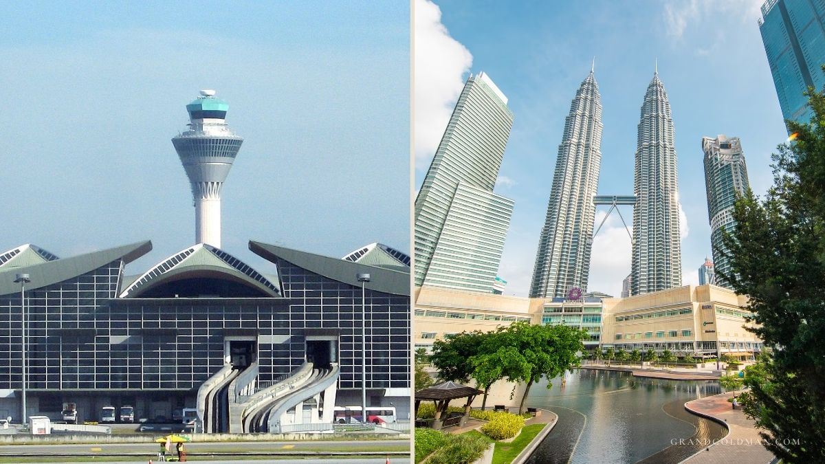 Kuala Lumpur City Centre from Airport - Grand Goldman