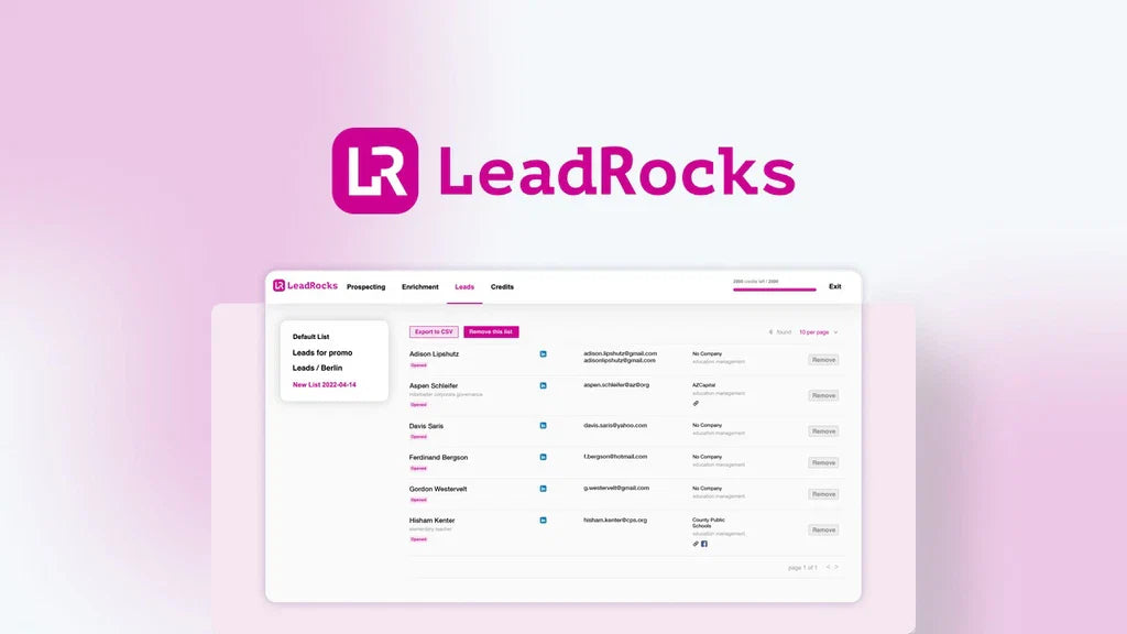 LeadRocks Review: Ultimate Guide to B2B Lead Generation