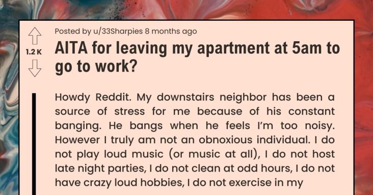 Neighbor Bangs Walls Whenever This Guy Makes Any Noise, Asks Internet For Advice - grandgoldman.com