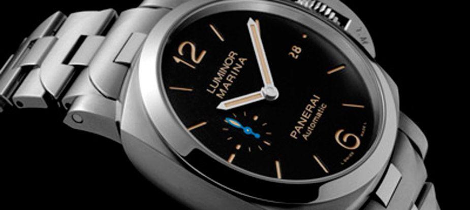 The Luminor Marina 1950 3 Days Automatic Acciaio mounted on a steel bracelet, an attractive novelty from Panerai - grandgoldman.com