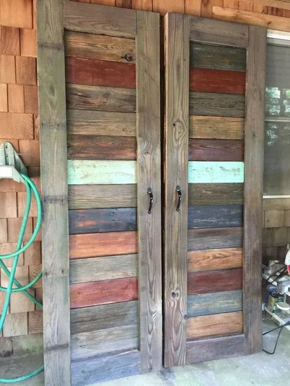Rustic Sliding Doors Made of Wood - grandgoldman.com