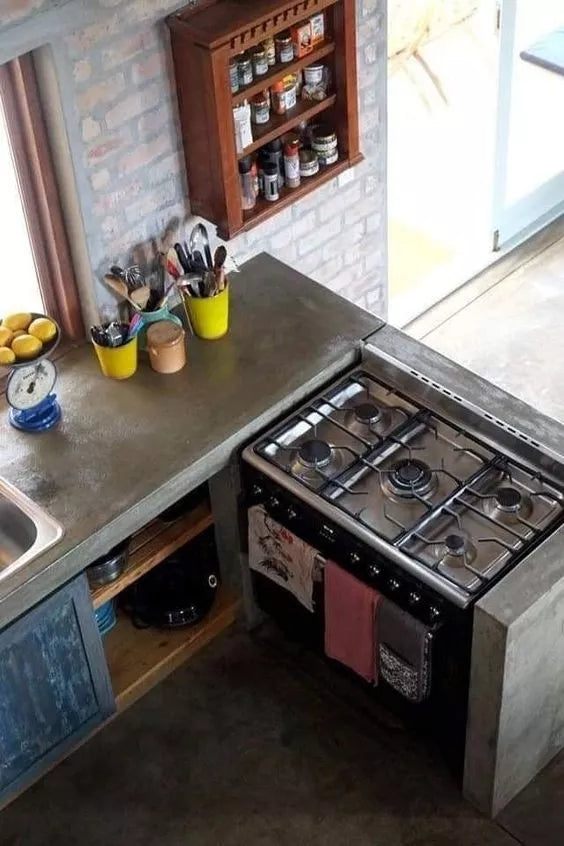 Kitchens Made with Concrete - grandgoldman.com
