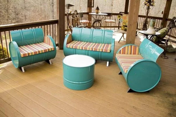 Ideas you can do by recycling a metal barrel - grandgoldman.com