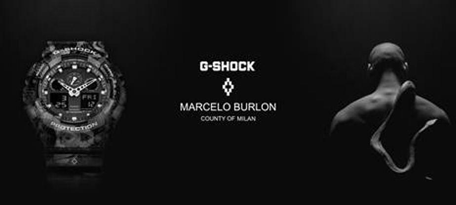 Reptilian symbiosis between G-SHOCK and Marcelo Burlon - grandgoldman.com