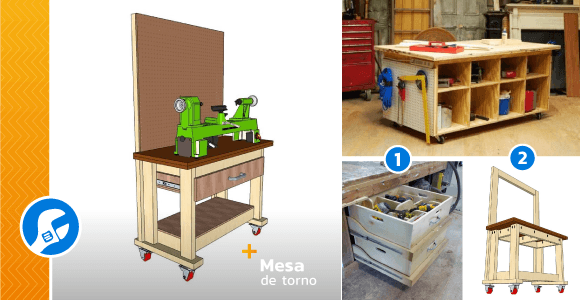 Make a portable lathe table - grandgoldman.com