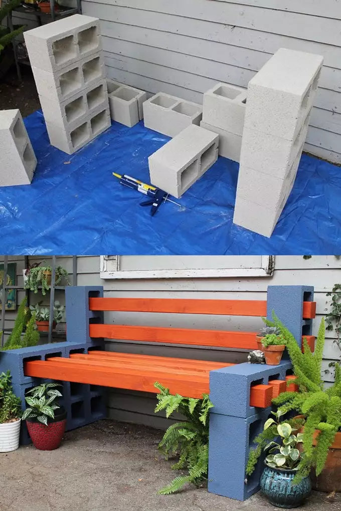 DIY Benches for Outdoors and Indoors - grandgoldman.com