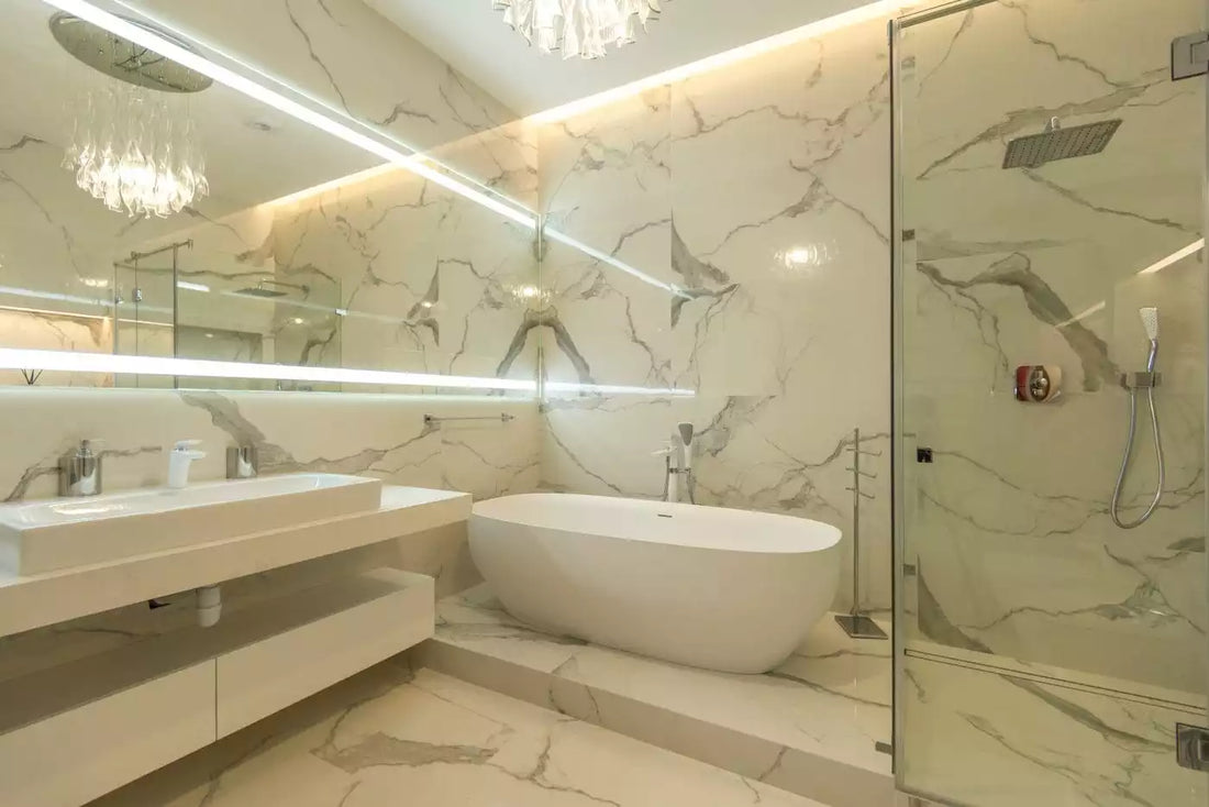 Bathrooms Completely Covered with Tiles - grandgoldman.com