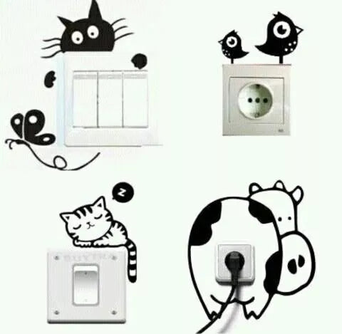 Wall Stickers to Decorate Switches - grandgoldman.com