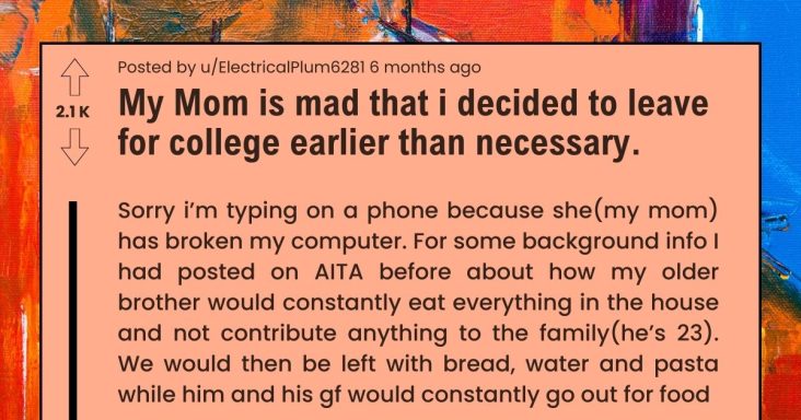 Mom Tried To Sabotage His Son’s Departure To College, Causes Unnecessary Scene - grandgoldman.com