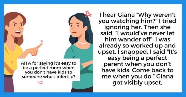 Mother Tells “It’s Easy Being A Perfect Parent When You Don’t Have Kids” To An Infertile Woman
