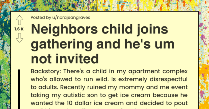 Parent Tells Neighbor Child To Go Back Home After Coming To Their Cookout Uninvited, Asks If They’re Wrong
