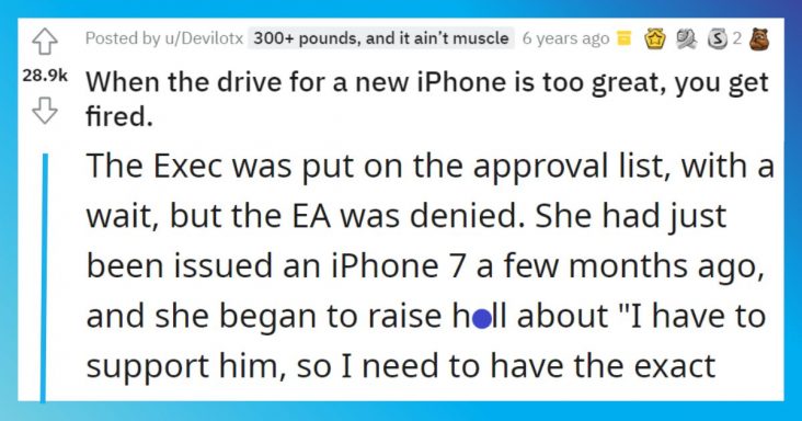 Executive Assistant’s Desire To Get The New iPhone Gets Her Fired - grandgoldman.com