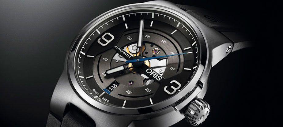 Oris Williams Engine Date, fuses wild power with exceptional technical design - grandgoldman.com