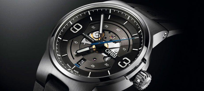 Oris Williams Engine Date, fuses wild power with exceptional technical design - grandgoldman.com