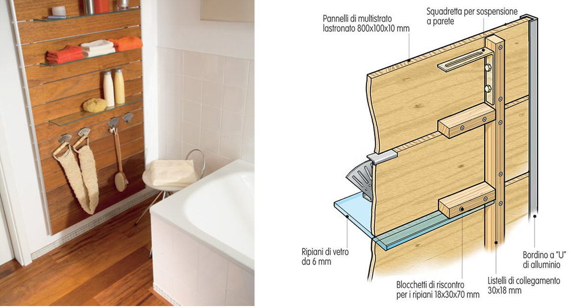 DIY Bathroom Shelf Panel: A Stylish Storage Solution