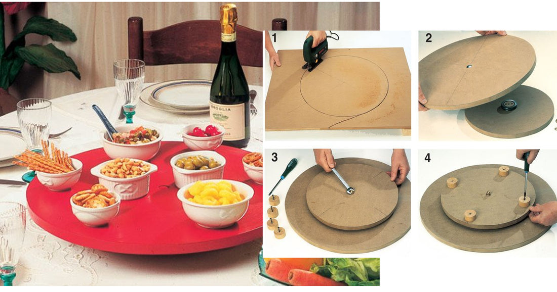 DIY Wooden Lazy Susan: A Fun Centerpiece Project