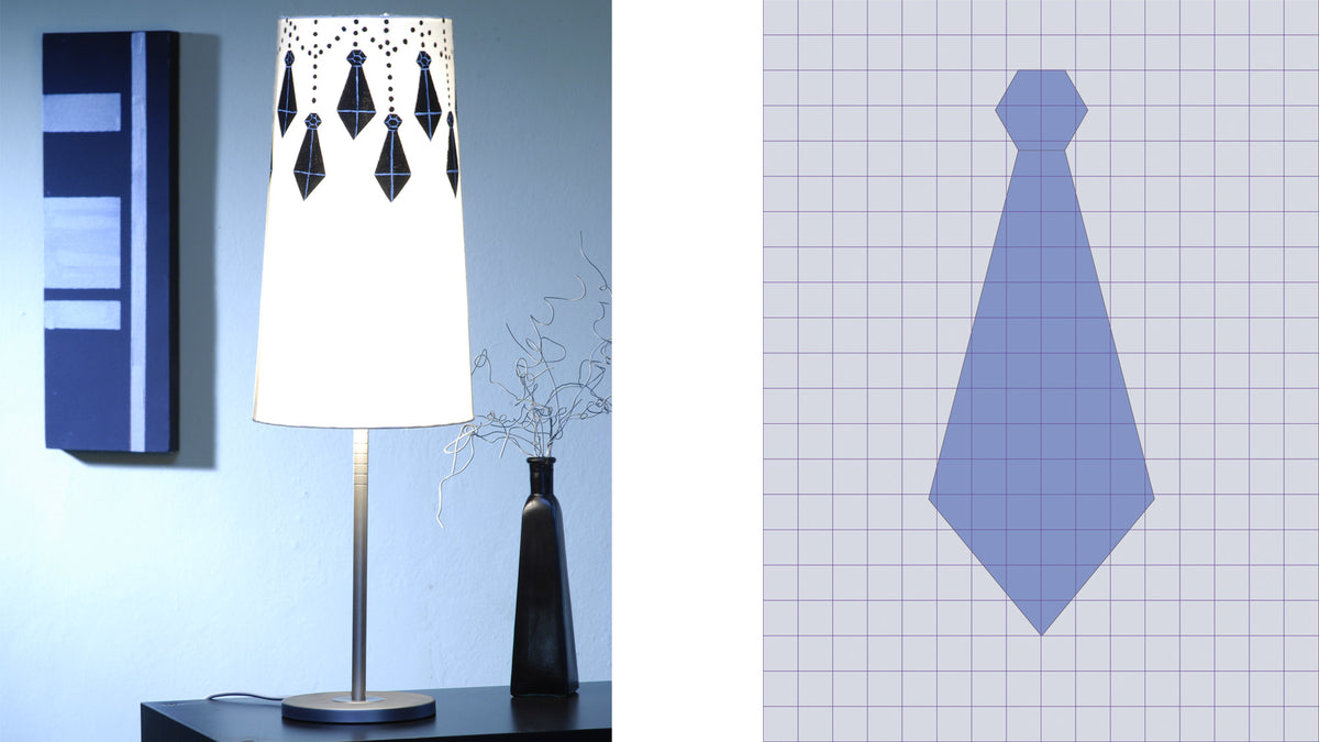 DIY Stencil-Decorated Lampshade: Easy Home Decor Project