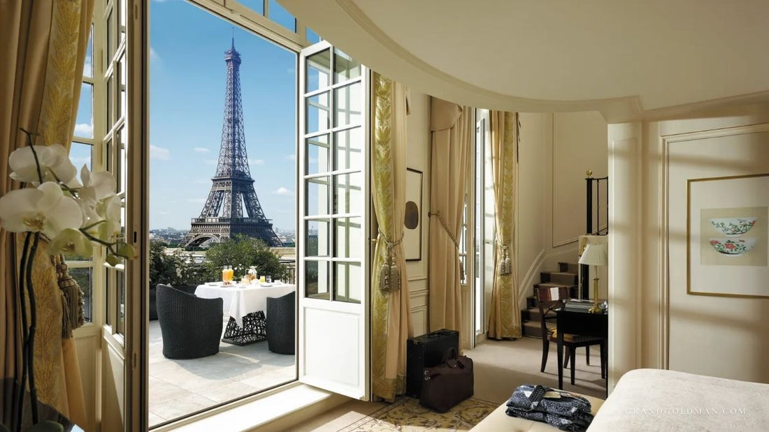 Paris: Ultimate Travel Guide for a Seamless 2-4 Days Stay - Eiffel tower view luxury hotel France - Grand Goldman