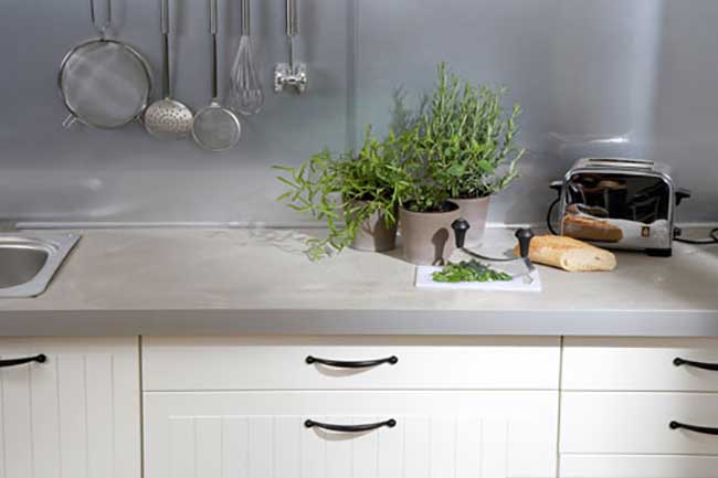 DIY Concrete Kitchen Countertop with Kerdi-Board