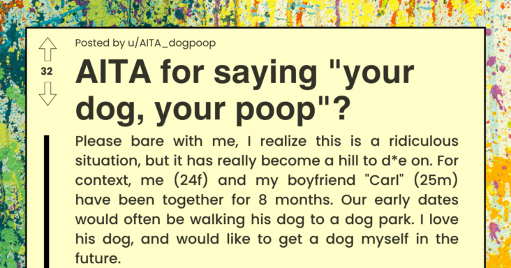 Girlfriend Breakups With Boyfriend Who Expected Her To Pick Up His Dog’s Poop During Walks