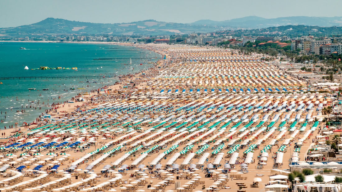 In the future, visitors to this popular Italian beach will have to book their place via an app