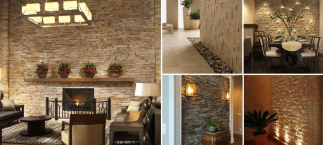 Stone walls would look good in your home! Check out these amazing designs - grandgoldman.com