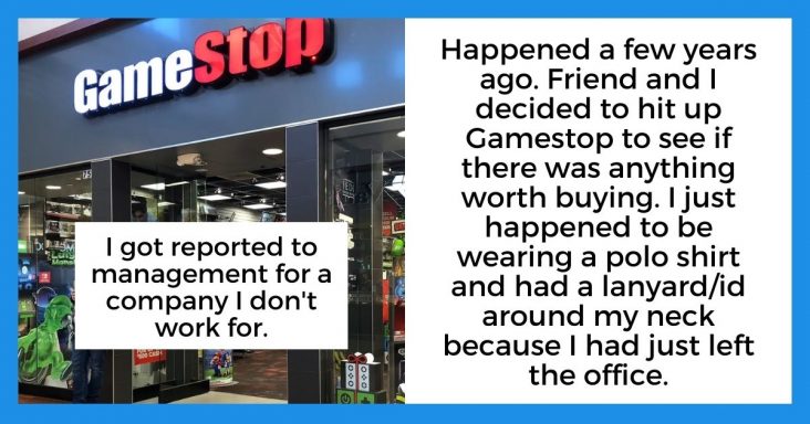 Shopper Gets Mistaken As An Employee At GameStop And Gets Reported
