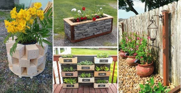 Discover how to remodel your garden with these beautiful wooden planters! - grandgoldman.com